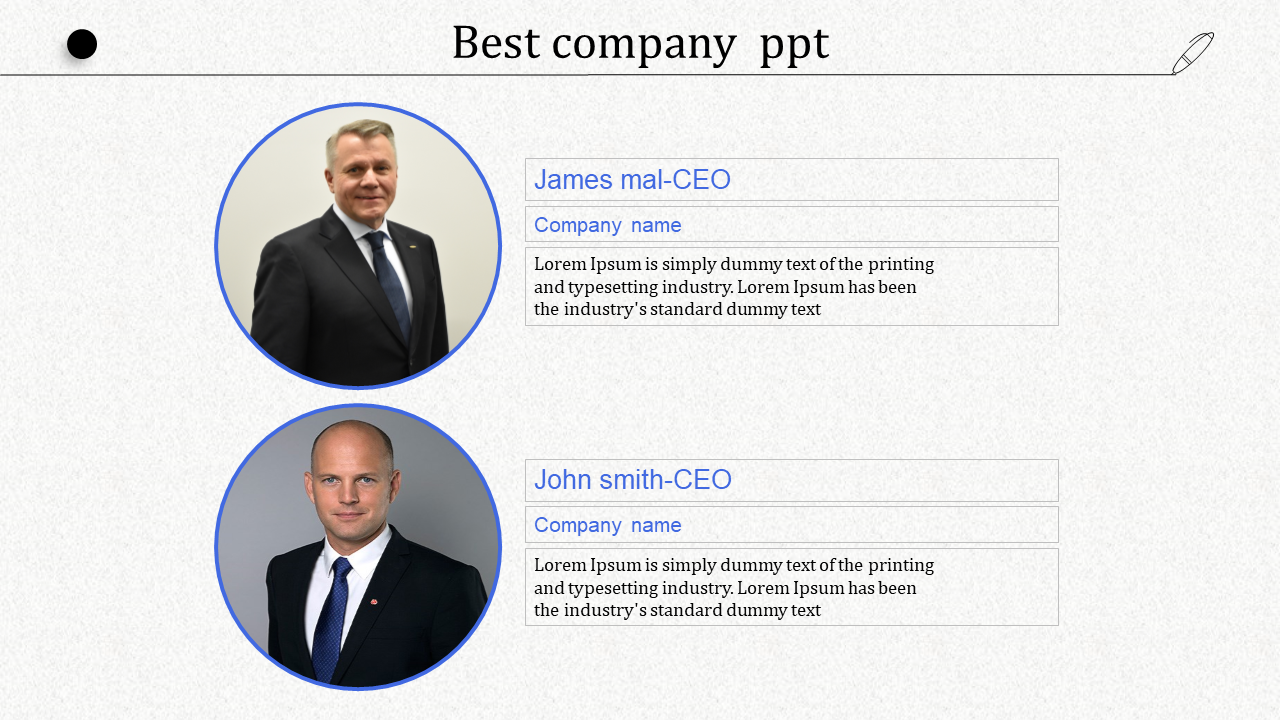 best company ppt